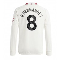 Manchester United Bruno Fernandes #8 Tredje Tröja 2023-24 Långa ärmar